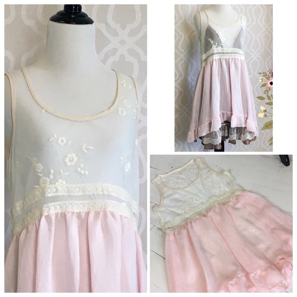 *LAST ONE!* Cotton Candy Babydoll Layering Tunic - Picture 2 of 8